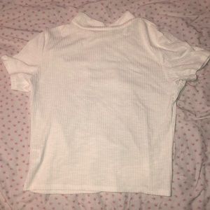 High neck T-shirt